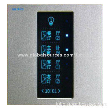 Intelligent Hotel Touch Screen Electronic Outdoor Switch with 110-240V AC, 50/60Hz Operating Voltage
